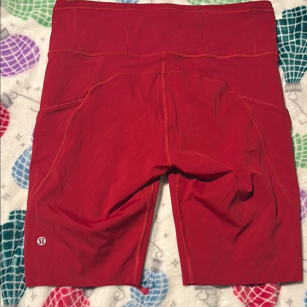 lululemon athletica Women's Red Shorts
